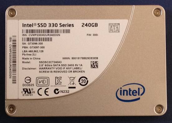 Intel SSD 330 Series  240GB MLC  SSDSC2CT240A3K5