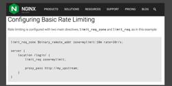 Featured Image for Nginxでリクエスト数を制限する方法